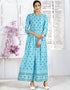 Sky Blue 14 Kg Rayon Kurti Kurti