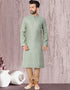 Green Kurta Banarasi Chudidar