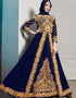 Royal Blue Real Georgette Anarkali Salwar Suit