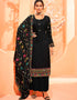 Black Georgette Palazzo Salwar Suits