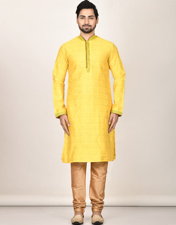 Yellow Kurta Cotton Fantom Payjama