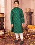 Green Kurta Pajama Pure Cotton