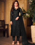 Black Net Chudidar Suit