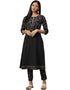 Black Crepe Pant Kurti