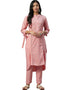 Pink Rayon Pant Suit