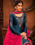 Rama Modal Satin Lehenga Salwar Suit Closure View