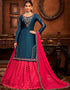 Rama Modal Satin Lehenga Salwar Suit