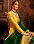 Light Mustard Modal Satin Lehenga Salwar Suit Closure View