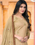 Brown Modal Chanderi Chudidar Salwar Suit Closure View