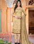 Brown Modal Chanderi Chudidar Salwar Suit