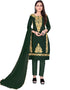 Green Cotton Pant Salwar Suits