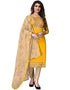Mustard Modal Chanderi Cotton Pant Salwar Suits
