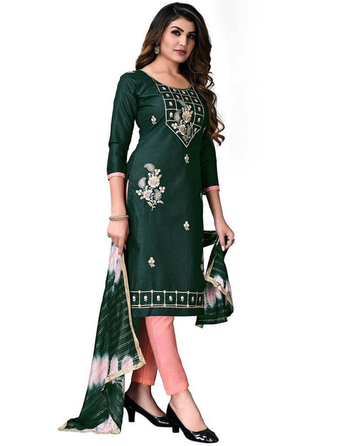 Rama Cotton Pant Salwar Suits Closure View