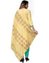 Champagne Cotton Pant Salwar Suits Back View