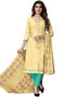 Champagne Cotton Pant Salwar Suits