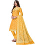 Mustard Banarasi Jacquard Pant Salwar Suits Closure View