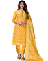 Mustard Banarasi Jacquard Pant Salwar Suits