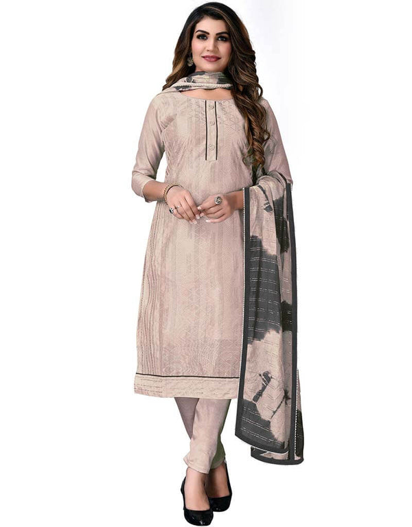 Light Coffee Modal Chanderi Pant Salwar Suits