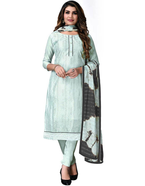 Light Blue Modal Chanderi Pant Salwar Suits
