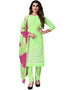 Light Green Georgette Pant Salwar Suits