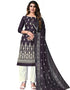 Navy Blue Cotton Palazzo Salwar Suits