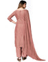 Dusty Pink Modal Chanderi Palazzo Salwar Suits Back View