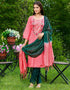 Pink Heavy 14Kg Rayon Pant Suit