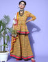 Yellow Pure Coton Lehenga Suit