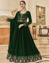 Green Heavy Fox Georgette Anarkali Salwar Suit