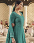 Light Rama Fox Georgette Lehenga Salwar Suit Closure View