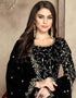 Black Fox Georgette Anarkali Salwar Suit Closure View