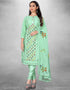 Light Green Pure Modal Chudidar Suit