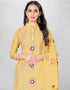 Light Mustard Pure Modal Chudidar Suit Salwar Kameez