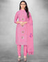 Light Pink Pure Modal Chudidar Suit