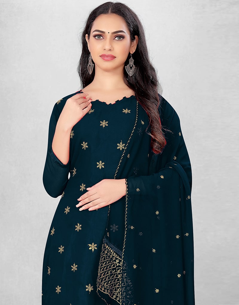 Rama Georgette Lehenga Salwar Suit