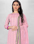 Light Purple Cotton Butti Chudidar Suit Salwar Kameez