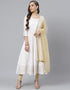 White Cotton Lenggies Suit