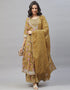Yellow Cotton Sharara Suit