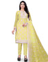 Yellow Organza Pant Salwar Suit