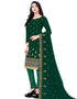 Green Georgette Pant Salwar Suit Closure View