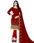Maroon Georgette Pant Salwar Suit