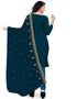 Rama Georgette Pant Salwar Suit Back View