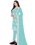Sea Green Georgette Pant Salwar Suit Closure View