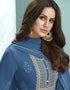 Blue Fox Georgette Anarkali Salwar Suit Closure View