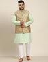 Beryl Green Kurta Silk Blend Pant