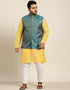 Mustard Yellow Kurta Silk Blend Pant
