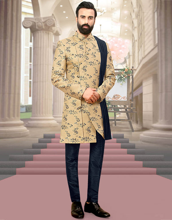 Faun Kurta Brocade Chudidaar
