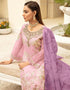 Pink Heavy Georgette Pant Salwar Suit Closure View