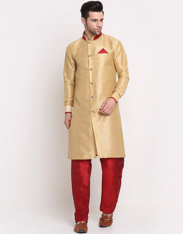 Chiku Kurta Dhupion Silk Payjama