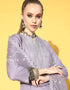 Light Purple Viscose Rayon Palazzo Suit Salwar Kameez